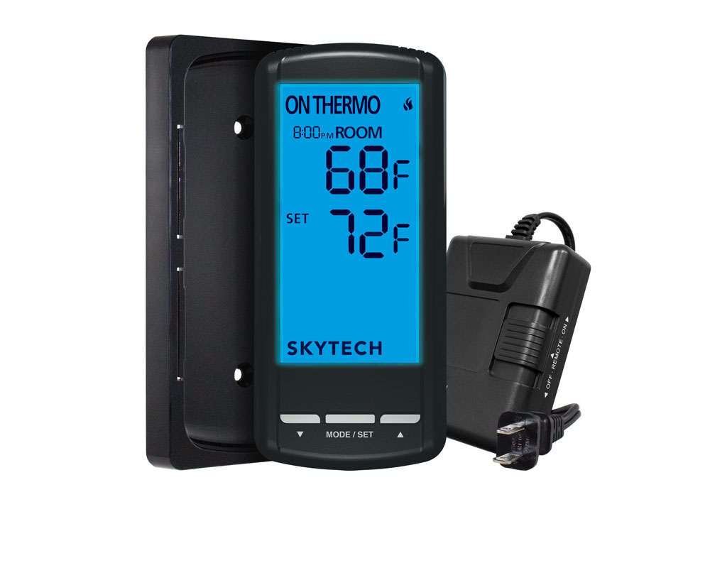 Skytech 5320 Timer/Thermostat Fireplace Remote Control with Backlit Touch Screen