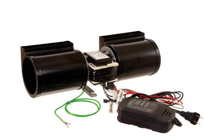 GFK-160B Time Controlled 180 CFM Fireplace Blower Fan Kit with Hi/MH/ML/Lo/OFF Speed Control