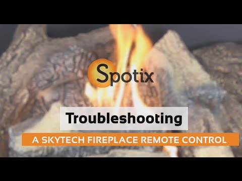 Skytech 5301P Programmable Fireplace Remote Control With Backlit Touch Screen