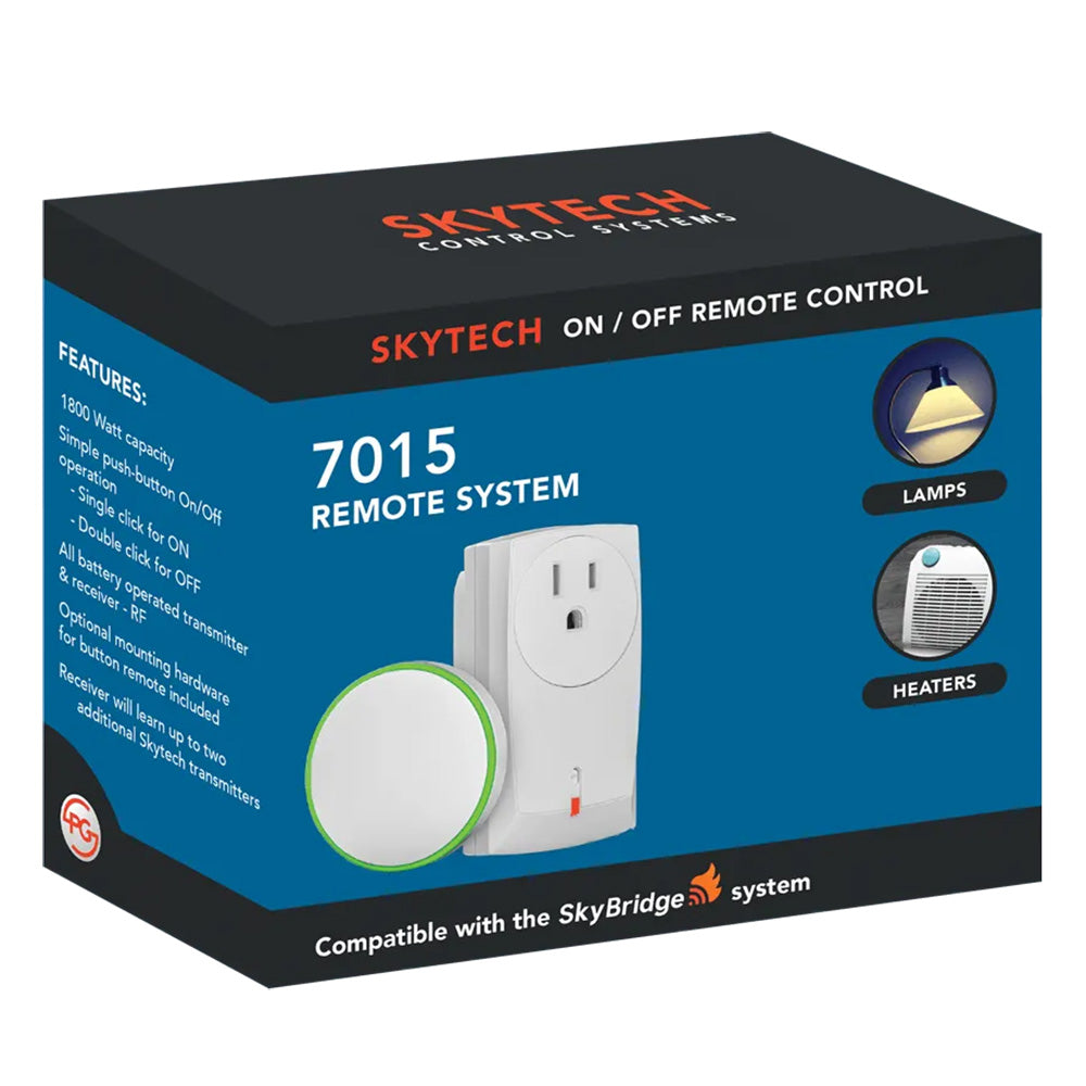 Skytech 7015 On/Off Electric Appliance Remote Control with Plug-In Receiver