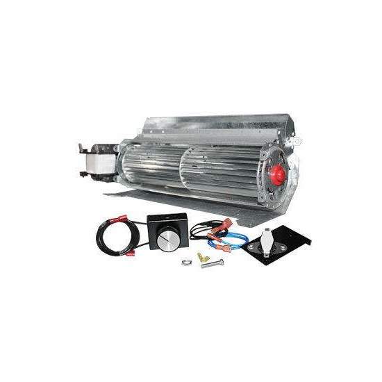 GFK-4 Temperature Controlled 165 CFM Fireplace Blower Fan Kit with Speed Control Knob