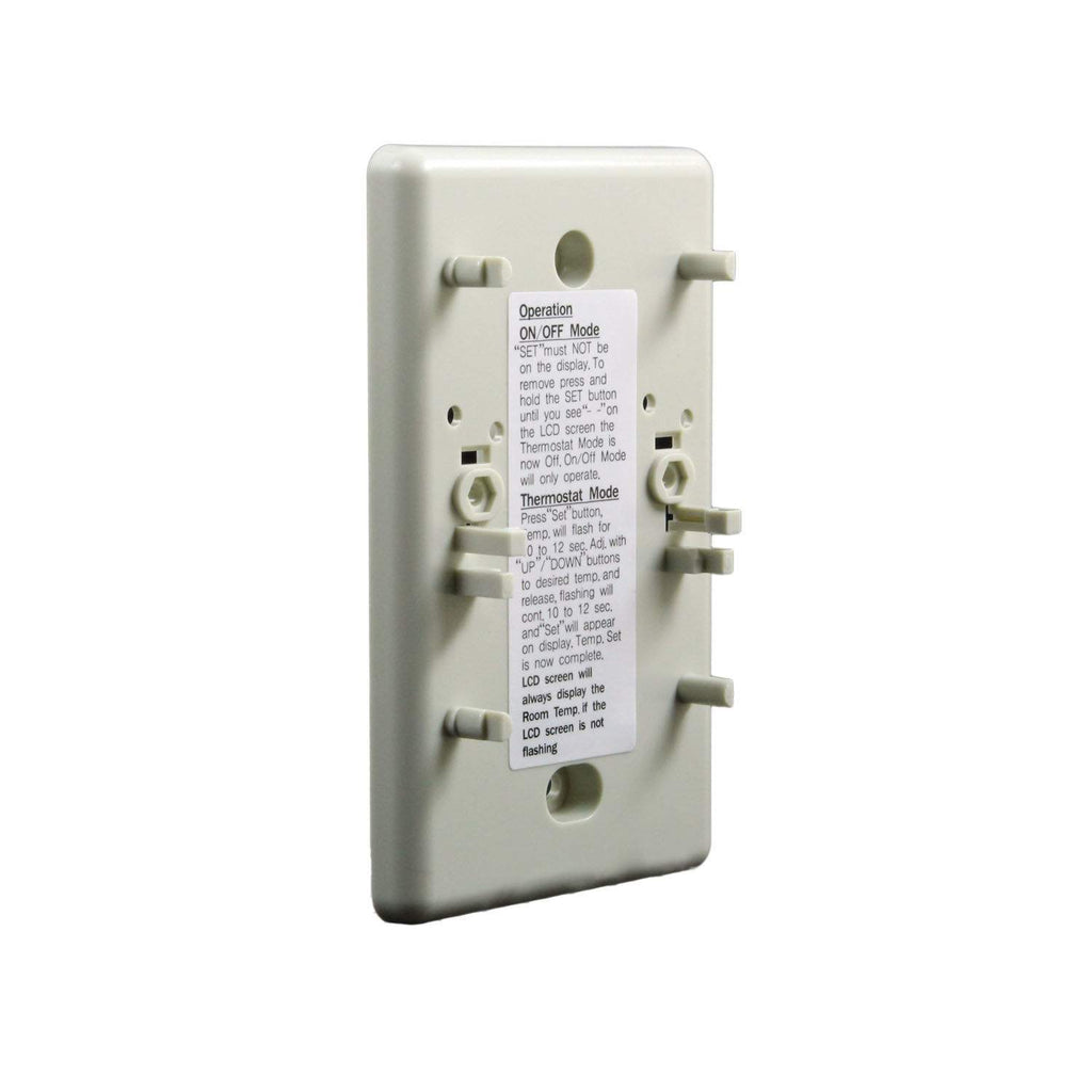 Skytech TS/R-2 Wireless Wall Mounted Thermostat Fireplace Remote Control