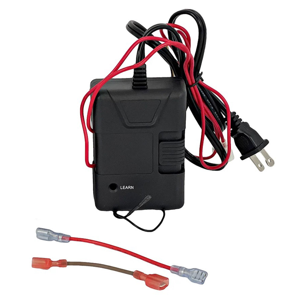 Skytech Stat IV receiver box with red/black wiring and plug and learning button